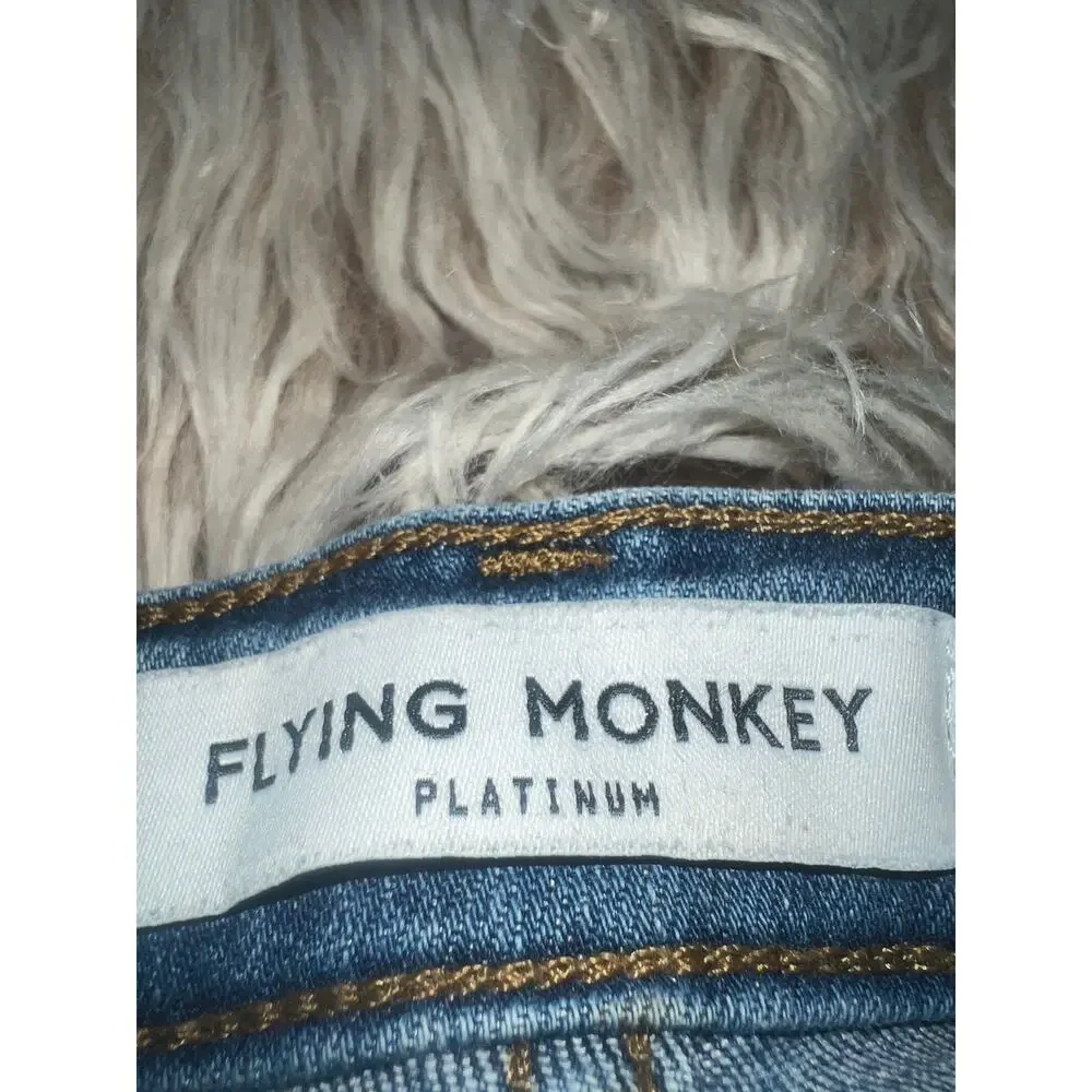 Flying monkey platinum women’s blue jeans - Picture 4 of 6
